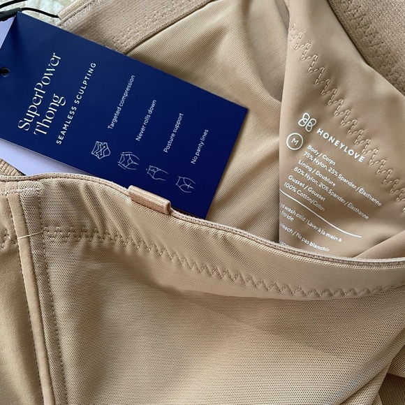 NWT-Honeylove Superpower Thong - Picture 5 of 7